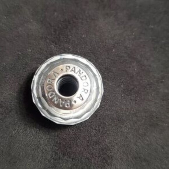 Pandora White Faceted Murano Glass Charm - Picture 3 of 3